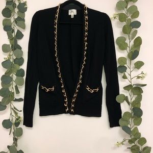 Milly of New York Gold Chain Sweater S